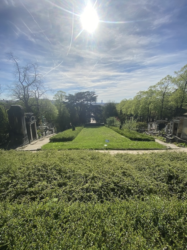 Serene Gardens in Père Lachaise